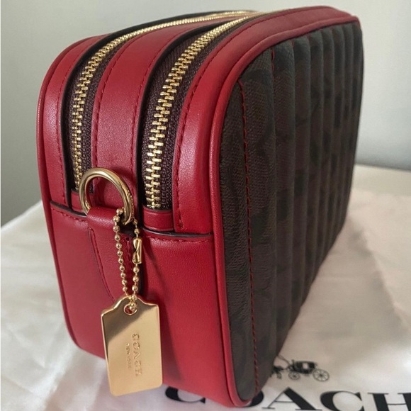 Coach Jes quilted crossbody with quilting & wristlet - Picture 8 of 9